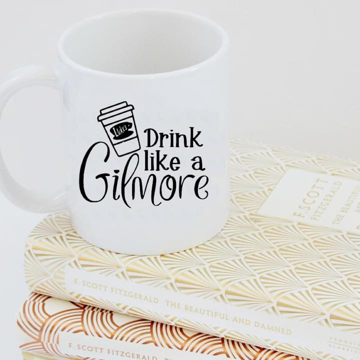 Drink Like A Gilmore Take Away Cup Likes White Mug Drink Like A Gilmore Take Away Cup Likes White Mug