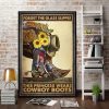 Forget The Glass Slipper This Princess Wears Cowboy Boots Cowboy Outfit Sunflower Canvas Poster