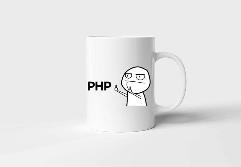 Fuck PHP Angry Programmers Developer Simple White Mug Fuck PHP Angry Programmers Developer Simple White Mug