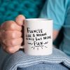 Funcle Like A Normal Uncle But More Fun Simple White Mug
