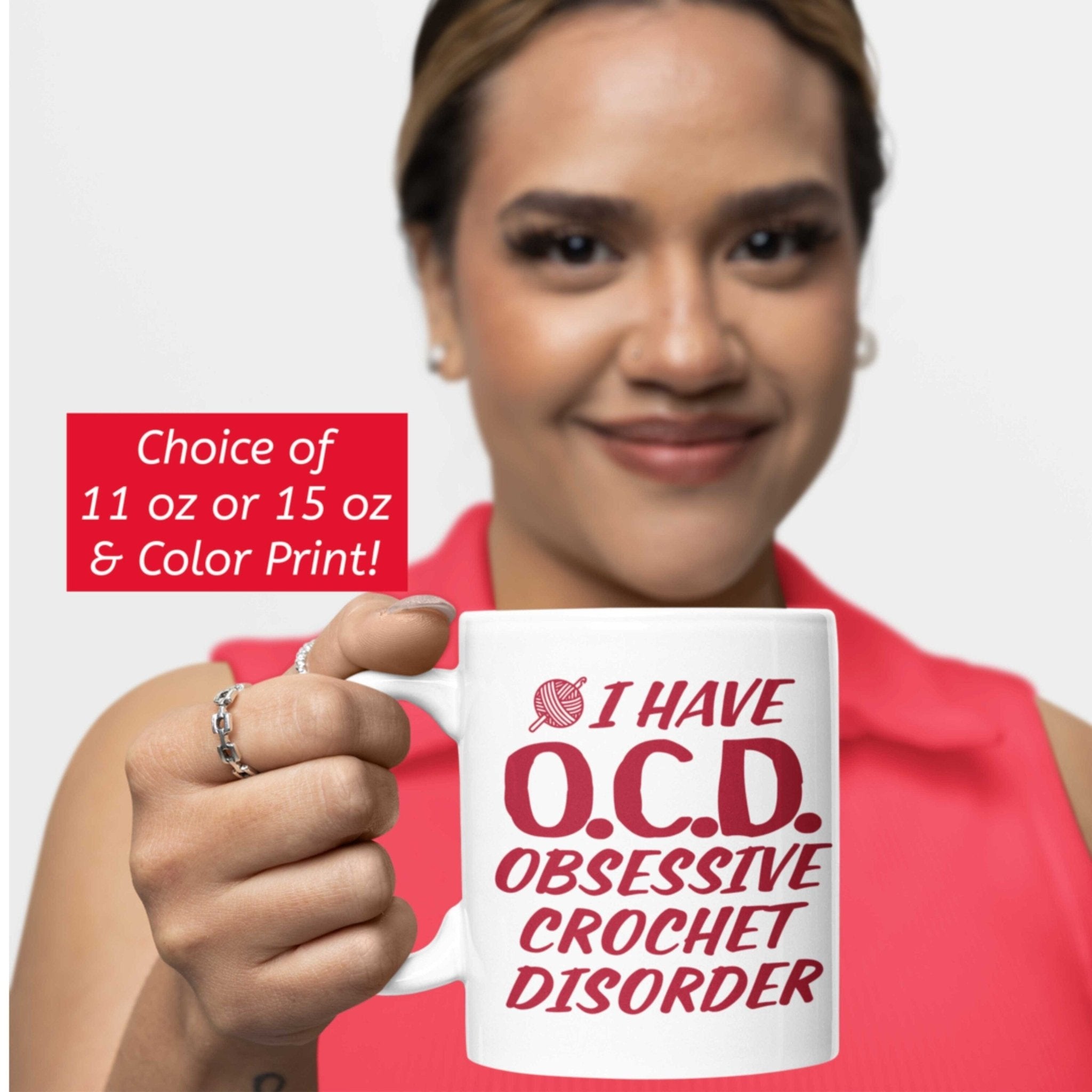 Funny Crochet mug, OCD Obcessive Crochet Disorder Funny Crochet mug, OCD Obcessive Crochet Disorder