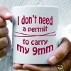 Funny knitting mug for grandma Gun Humor cup yarn knit needles personalization mother’s day gift hard to buy for christmas gift birthday