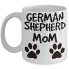 German Shepherd Mom Dog Pet Animal Love Simple White Mug