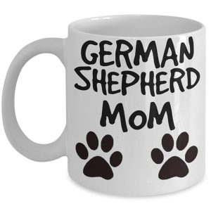 German Shepherd Mom Dog Pet Animal Love Simple White Mug German Shepherd Mom Dog Pet Animal Love Simple White Mug