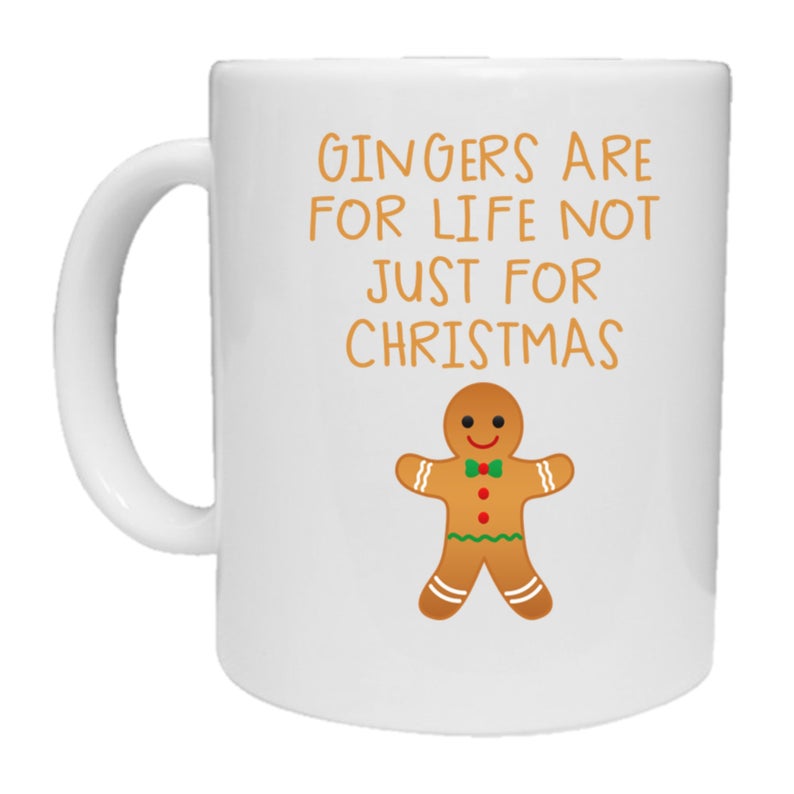 Gingers Are For Life Not Just For Christmas Simple White Mug Gingers Are For Life Not Just For Christmas Simple White Mug