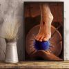 God Jesus Foot Viruss The Holy Cross Death Canvas Poster