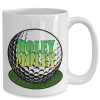 Golf Holey Moley Simple White Mug
