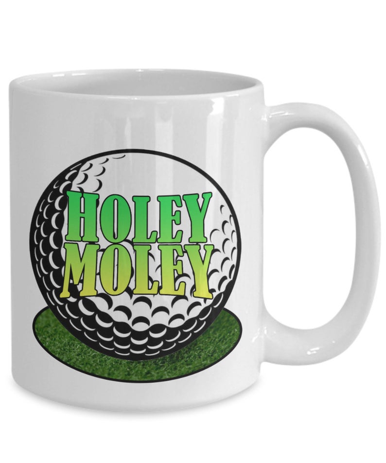 Golf Holey Moley Simple White Mug Golf Holey Moley Simple White Mug