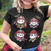 Halloween Cute Ghost Firefighter Team T-Shirt