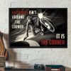 Happiness Isn’t Around The Corner It Is The Corner Racing Boy Biker Motorcycle Rider Canvas Poster