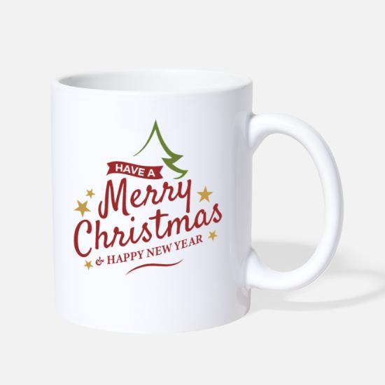 Have A Merry Christmas & Happy New Year Stars White Mug Have A Merry Christmas & Happy New Year Stars White Mug