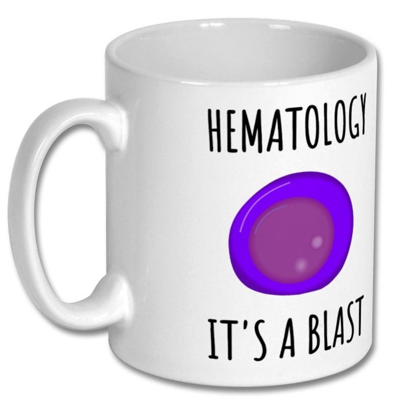Hematology It's A Blast Simple White Mug Hematology It's A Blast Simple White Mug