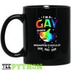 I Am A Gay Shark Who Happens To Cuss A Lot Doo Doo Doo LGBT Simple Black Mug