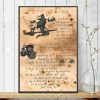 I Am A Witch With Rhymes And Reasons I Am A Changeling Like The Seasons Lady Witch Riding Broomstick Bats Eyes Halloween Canvas Poster