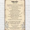 I Am Writing You This Letter To You Up Above To Tell You How Much I Miss You Poetry Art Customized Personalized Canvas Poster