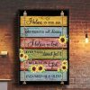 I Believe In The Sun Even Not Shining I Believe In Love Even Cannot Feel It I Believe In God Even He Is Silent Sunflowers Canvas Poster