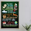 I Will Reading Book Everywhere Love Knowledge People Canvas Poster