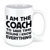 I am the Coach 15 oz Mug  Coach Gift, Banquet Present, Thank you gift
