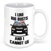 I like big Busts and I cannot lie Police Law Enforcement Sheriff 15 oz Mug