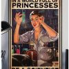 In A World Full Of Princesses Be A Scientist Test Tubes Doing Experiment Canvas Poster