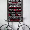 In This House We Love Denmark Quote Flag Of Denmark Pattern Canvas Poster