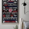 In This Love We Love Norway Quote Flag Of Norway Pattern Canvas Poster