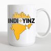 Indi Yinz coffee mug, Indian Pittsburgh mug