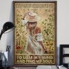 Into The Garden I Go To Lose My Mind And Find My Soul Lady In Garden Canvas Poster