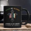Irish By Blood American By Birth Patriot By Choice Flag Of America Flag Of Ireland The Holy Cross Black Mug