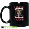 Jesus Born As A Baby Coming Back As A King God Lion Holy Knight Simple Black Mug
