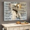 Karate Life 12 Lessons Canvas Poster