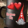 Kocham Cie Polish Gnomie Hearts Black Mug