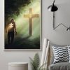 Light The Holy Cross Puzzle Man In The Jungle Canvas Poster