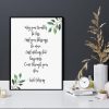 May Your Troubles Be Less And Your Blessing Be More Happiness Canvas Poster