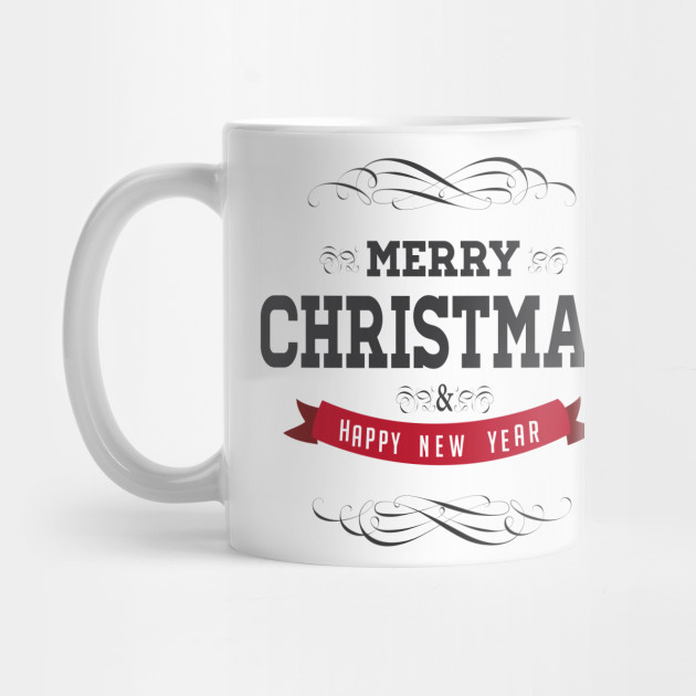 Merry Christmas & Happy New Year White Mug Merry Christmas & Happy New Year White Mug