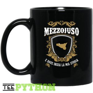 Mezzojuso E Dove Inizia La Mia Storia Hometown Simple Black Mug Mezzojuso E Dove Inizia La Mia Storia Hometown Simple Black Mug