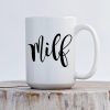 Milk Coffee Tea Simple White Mug