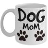 Mom Dog Pet Animal Love Simple White Mug