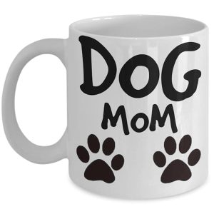 Mom Dog Pet Animal Love Simple White Mug Mom Dog Pet Animal Love Simple White Mug