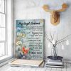 My Angel Husband I Miss You Your Voice Your Jokes Your Hands Family Love Memories Butterflies And Flowers Canvas Poster