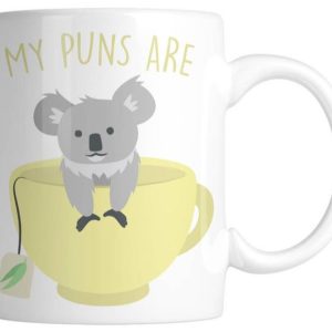 My Cute Puns Koala Bear Tea Coffee Simple White Mug My Cute Puns Koala Bear Tea Coffee Simple White Mug
