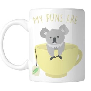 My Puns Are Cute Cola Bear Coffee Hot Chocolate Tea Simple White Mug My Puns Are Cute Cola Bear Coffee Hot Chocolate Tea Simple White Mug