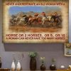 Never Underestimate An Old Woman With A Horse Canvas Poster
