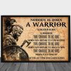 Nobody Is Born A Warrior You Choose To Be One Vikings Canvas Poster
