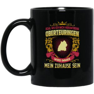 Oberteuringen Wird Immer Mein Zuhause Sein Hometown Simple Black Mug Oberteuringen Wird Immer Mein Zuhause Sein Hometown Simple Black Mug