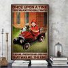 Once Upon A Time There Was A Boy Who Really Wanted To Become A Firefighter And Loved Dogs That Was Me The End Firefighter Kid And Dog Canvas Poster