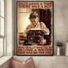 Once Upon A Time There Was A Boy Who Really Wanted To Become A Writer That Was Me The End Young Boy Typing Canvas Poster