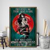 Once Upon A Time There Was A Girl Who Really Loved Mermaid And Had Tattoos It Was Me The End Tattoo Lady Mermaid Red Moon Canvas Poster