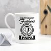 Only The Best Fathers Upgrape To Papa Champion Cup Beard White Mug