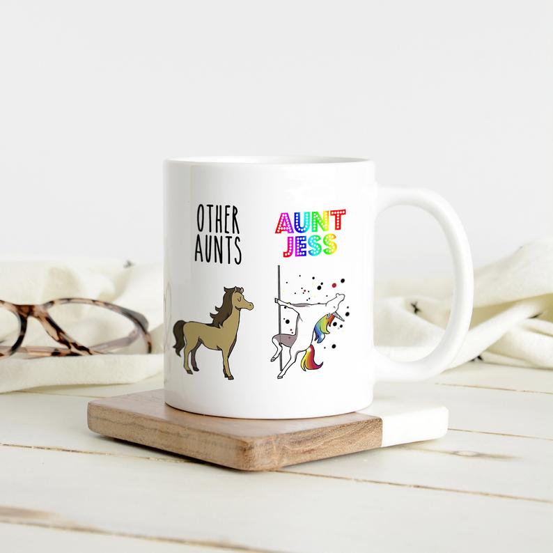 Other Aunts And Aunt Jess Unicorn Lifestyle Simple White Mug Other Aunts And Aunt Jess Unicorn Lifestyle Simple White Mug